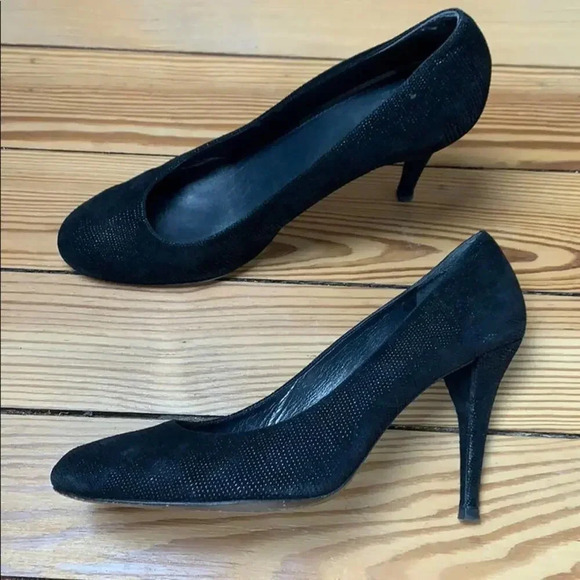 Stuart weitzman black heel size 10 - Picture 9 of 9